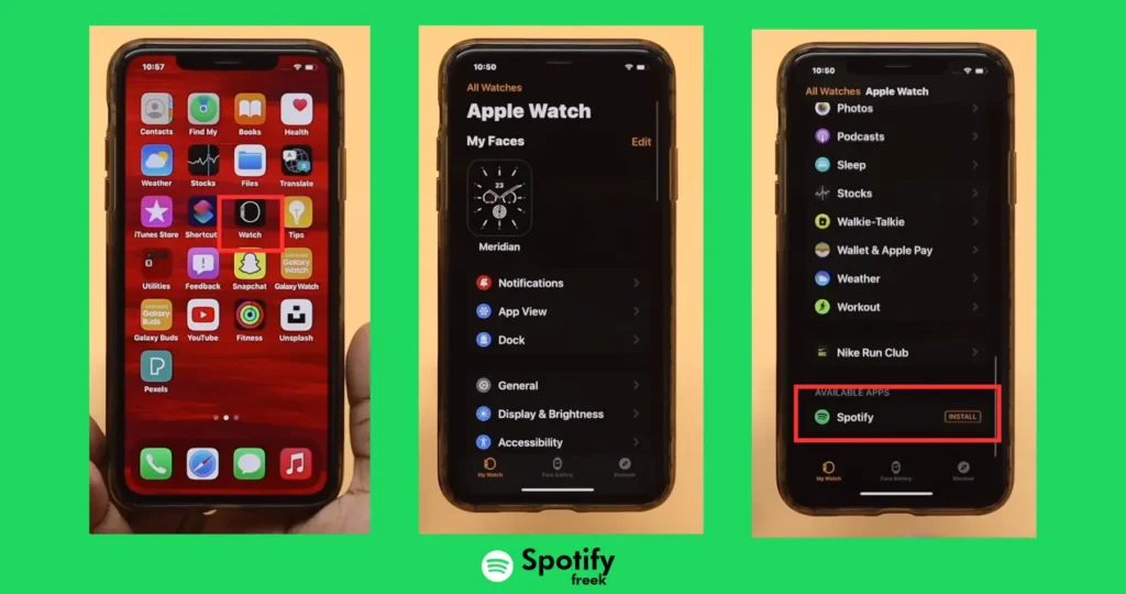 download spotify on apple watch tough apple watch app