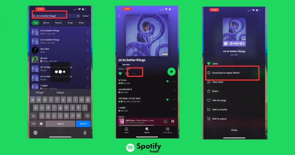 Cómo Descargar y Usar Spotify en el Apple Watch en 4 how to download songs on apple watch